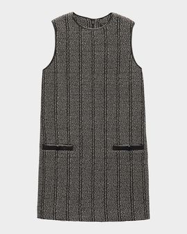 rag & bone Frances Cotton Tweed Shift Mini Dress