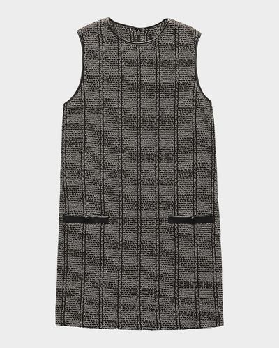 rag & bone Frances Cotton Tweed Shift Mini Dress