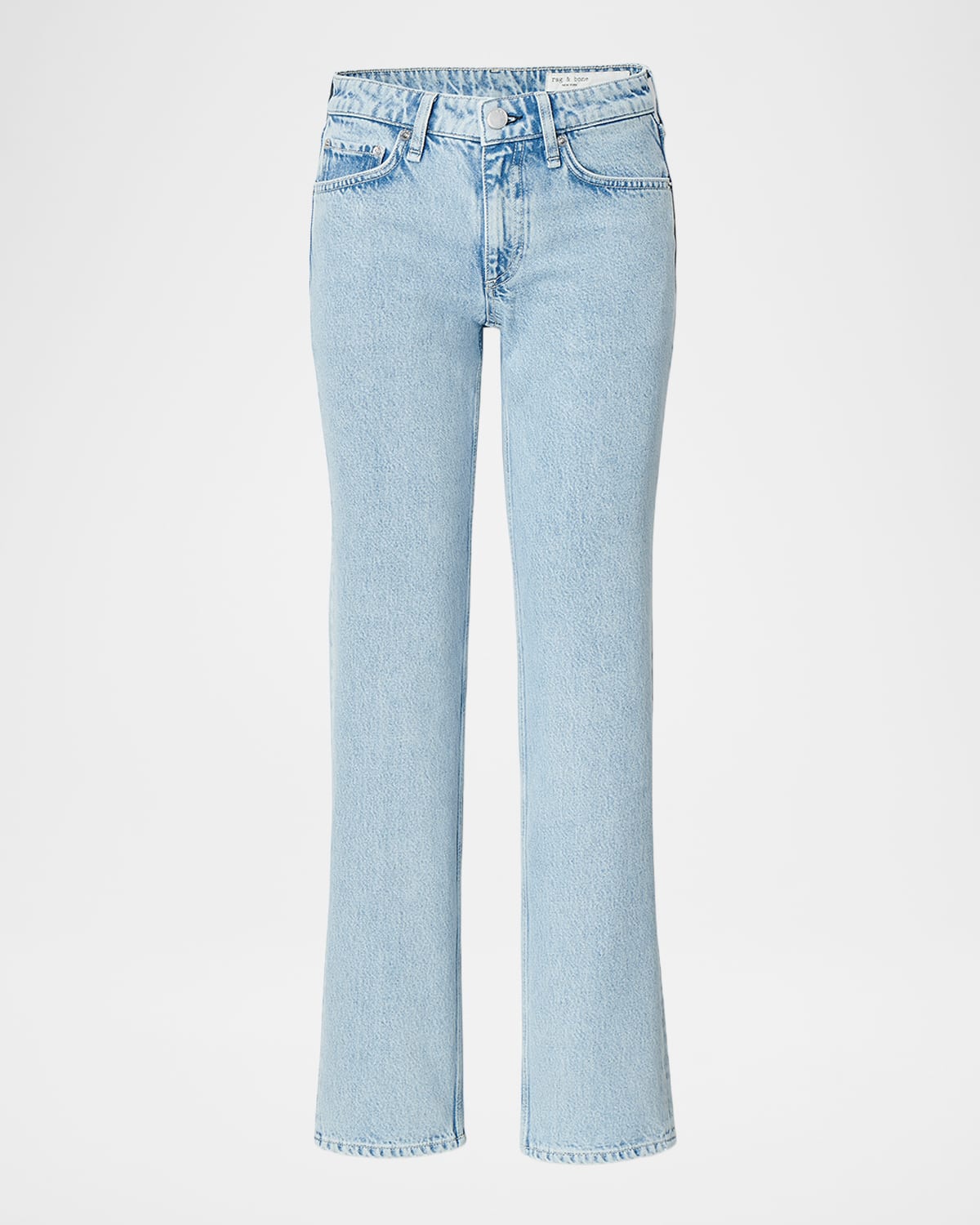 Rag & Bone Harlow Low-Rise Straight Jeans