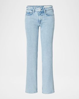 Rag & Bone Harlow Low-Rise Straight Jeans