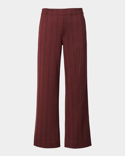 rag & bone Irina Striped Ponte Jacquard Pants
