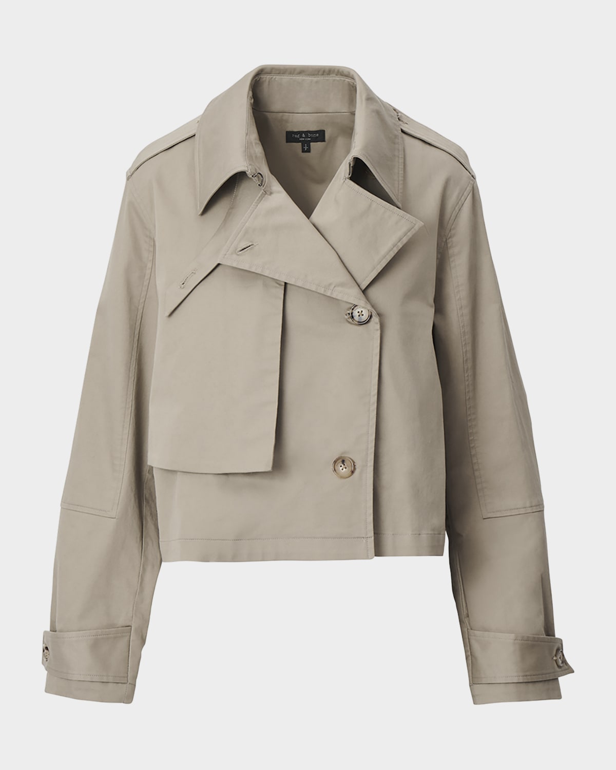 Rag & Bone Jamie Cropped Cotton Trench Coat