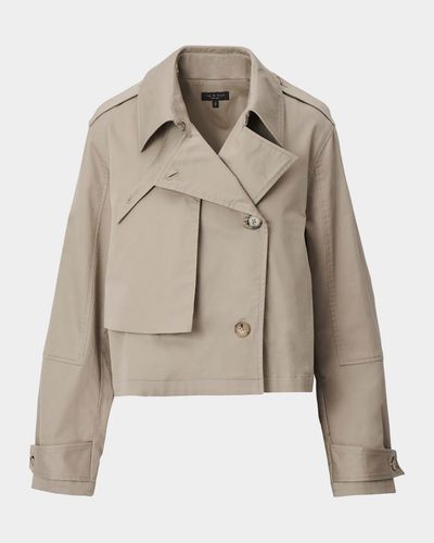 Rag & Bone Jamie Cropped Cotton Trench Coat