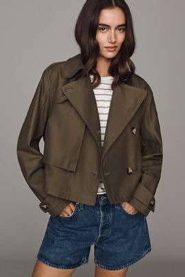 rag & bone Jamie Cropped Trench Jacket