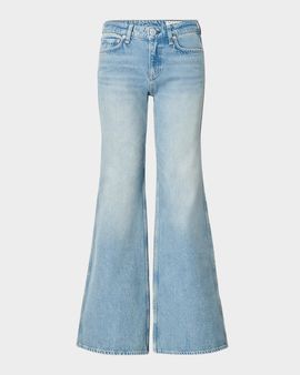 rag & bone Josie Mid-Rise Relaxed Flared Jeans
