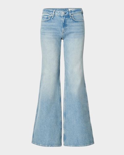 rag & bone Josie Mid-Rise Relaxed Flared Jeans