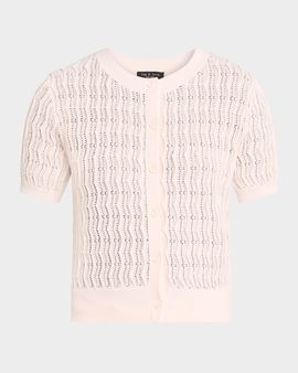 Rag & Bone Leslie Short-Sleeve Cardigan