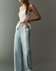 rag & bone Logan Featherweight Pull-On Wide-Leg Jeans - 4
