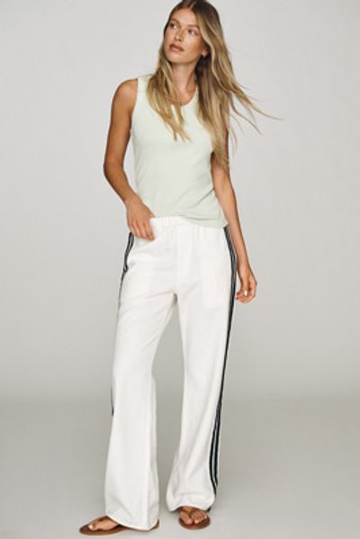 rag & bone Logan High-Rise Wide-Leg Track Jeans