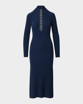 rag & bone Lucy Knit Henley Midi Dress