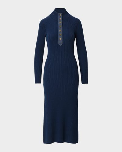 rag & bone Lucy Knit Henley Midi Dress