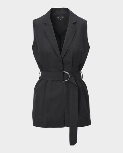 rag & bone Mandi Belted Tailored Vest