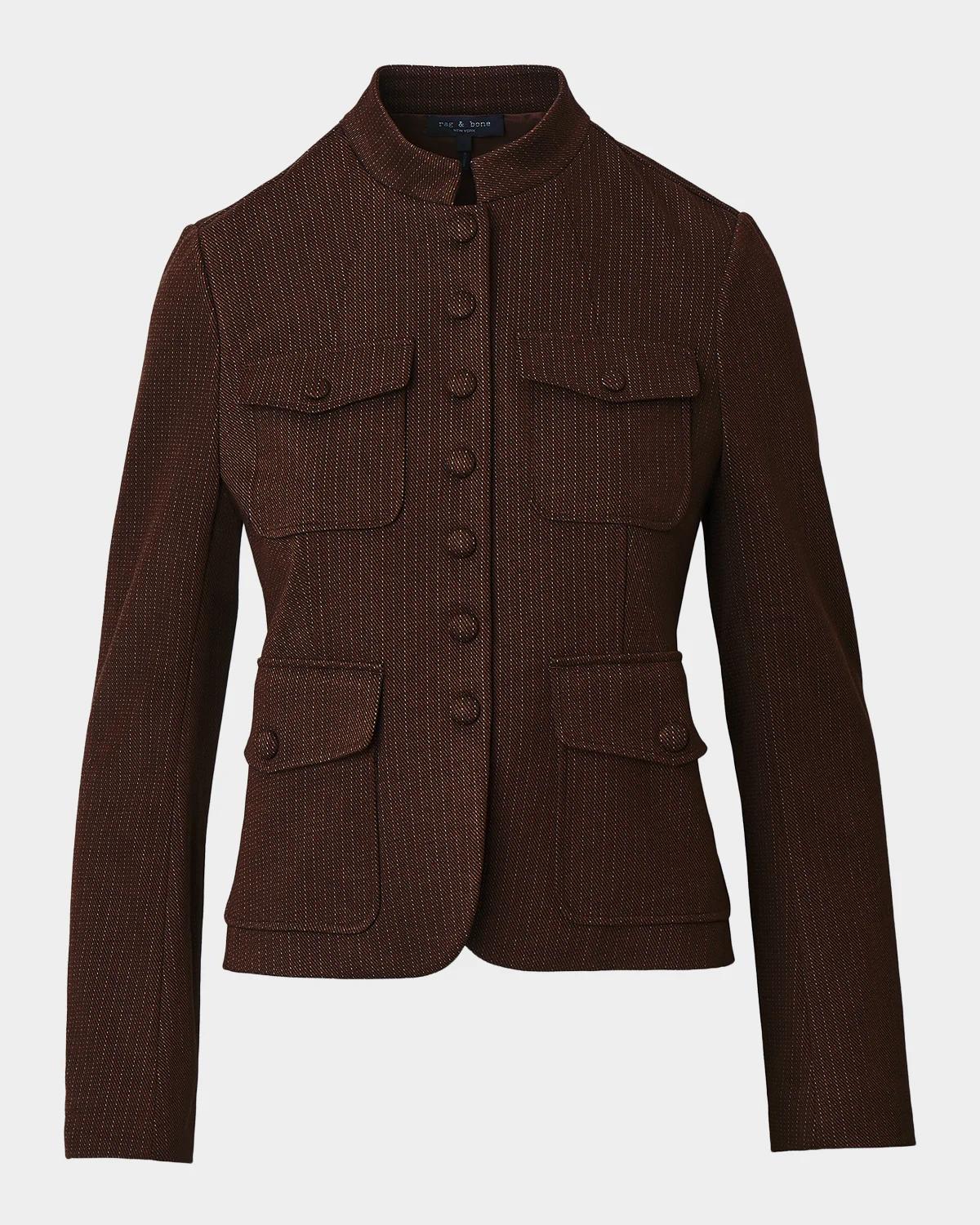 rag & bone Mercer Printed Ponte Jacquard Blazer