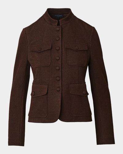 rag & bone Mercer Printed Ponte Jacquard Blazer