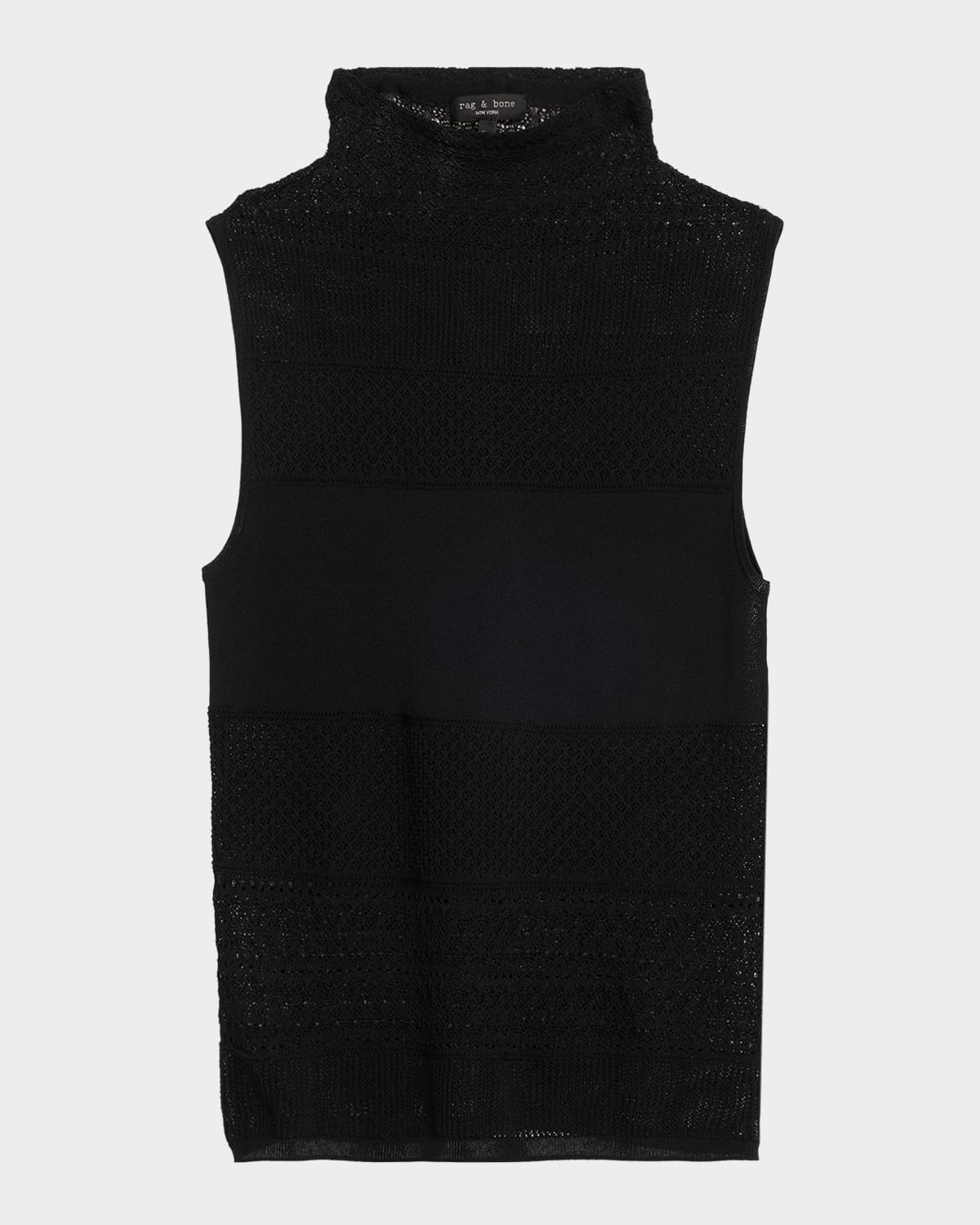 Rag & Bone Mira Knit Mock-Neck Top