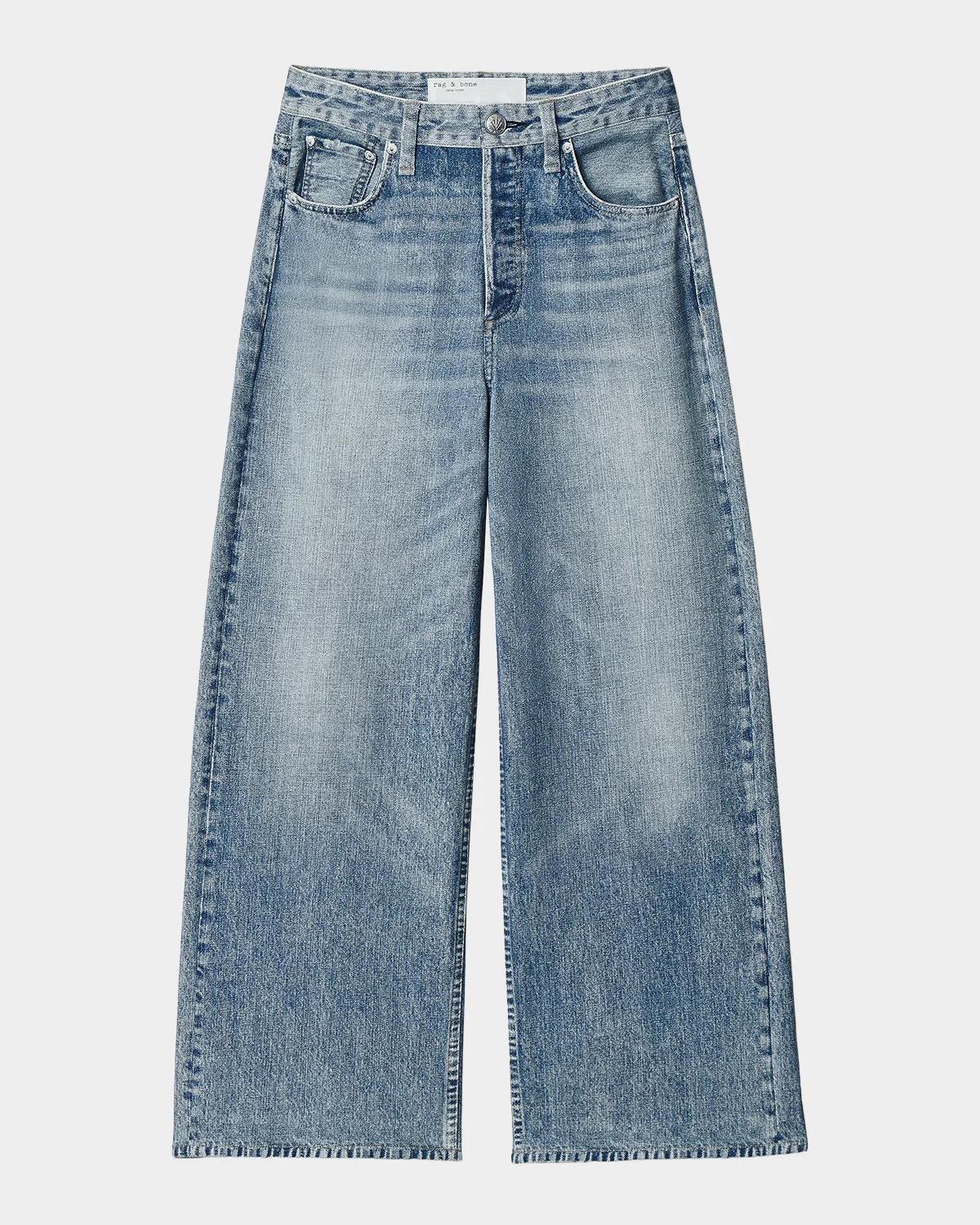 rag & bone Miramar Andi Wide-Leg Cropped Jeans