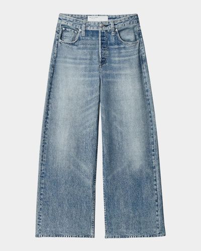 rag & bone Miramar Andi Wide-Leg Cropped Jeans
