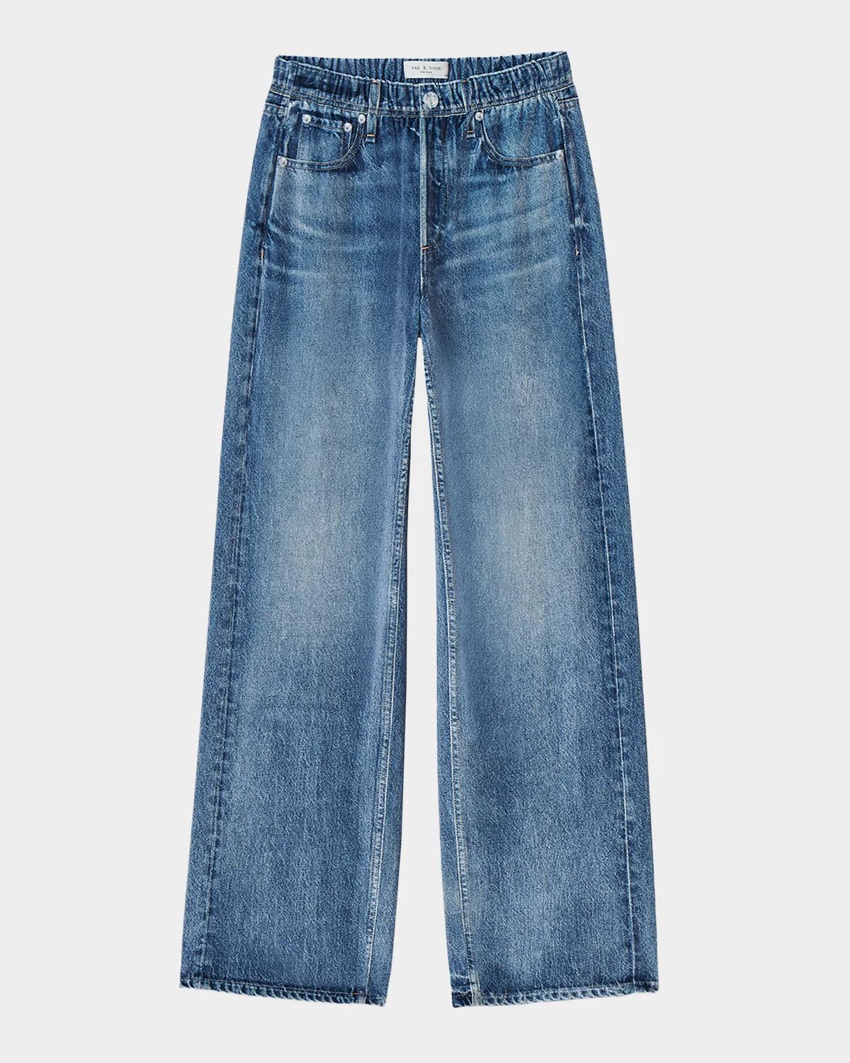 rag & bone Miramar Velvet Wide-Leg Pants