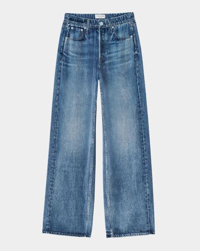 rag & bone Miramar Velvet Wide-Leg Pants