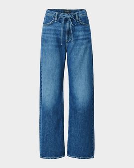 Rag & Bone Phoebe Drawstring Wide-Leg Jeans