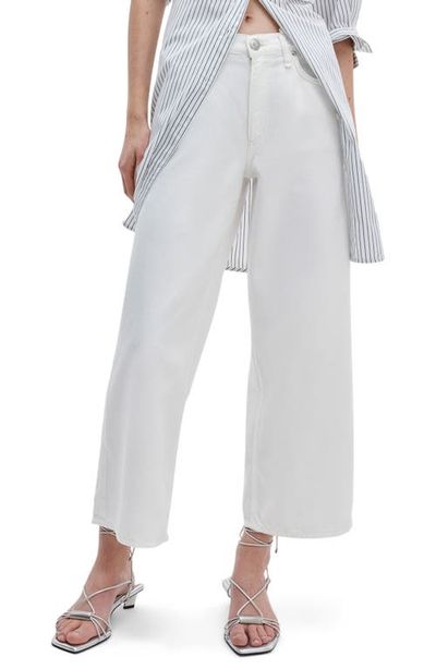 rag & bone rag & bone Andi High Waist Ankle Featherweight Wide Leg Jeans