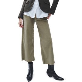 rag & bone rag & bone Andi Raw Hem Crop Wide Leg Jeans