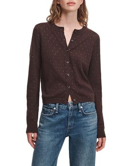 Rag & Bone rag & bone Archie Cotton Cashmere Jewel Cardigan