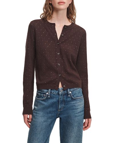 Rag & Bone rag & bone Archie Cotton Cashmere Jewel Cardigan