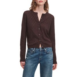 rag & bone rag & bone Archie Embellished Cotton & Cashmere Cardigan