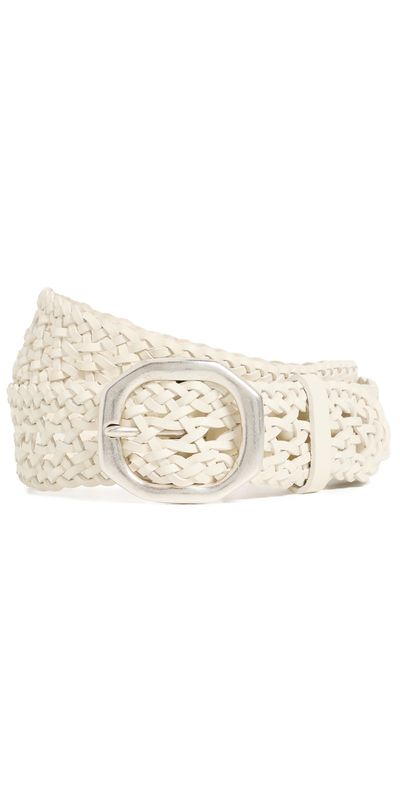 rag & bone rag & bone Audrey Woven Belt Antique White