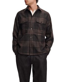 Rag & Bone rag & bone Austin Plaid Wool Blend Pocket Shirt