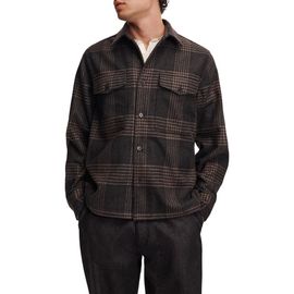 rag & bone rag & bone Austin Plaid Wool Blend Shirt Jacket