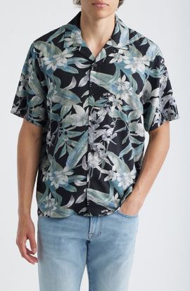 rag & bone rag & bone Avery Tropical Floral Camp Shirt