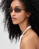 rag & bone rag & bone Aviator Metal Sunglasses Bronze Metal/Olive Night One - 3