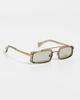 rag & bone rag & bone Aviator Metal Sunglasses Bronze Metal/Olive Night One - 4