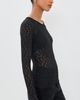 rag & bone rag & bone Bardot Long Sleeve Top Black - 4
