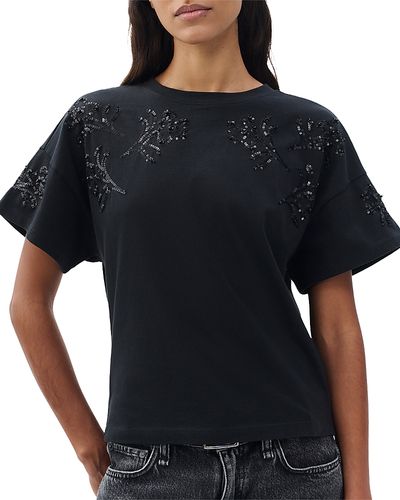 Rag & Bone rag & bone Beaded Floral Kelly Tee