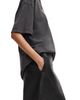 Rag & Bone rag & bone Bessie Leather Midi Skirt - 4
