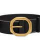 rag & bone rag & bone Black Audrey Leather Belt - 1