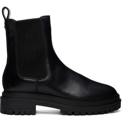 rag & bone rag & bone Black Bedford Leather Chelsea Boots
