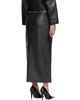 rag & bone rag & bone Black Bessie Leather Midi Skirt - 3