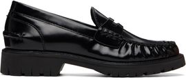 rag & bone rag & bone Black Corey Leather Loafers