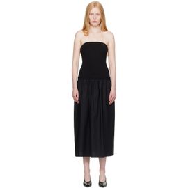 rag & bone rag & bone Black Irina Mixed-Media Midi Dress