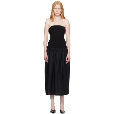 rag & bone rag & bone Black Irina Mixed-Media Midi Dress