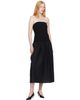 rag & bone rag & bone Black Irina Mixed-Media Midi Dress - 4