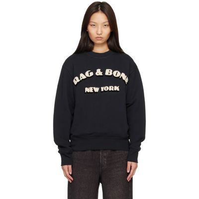 rag & bone rag & bone Black RVNY Vintage Terry Sweatshirt