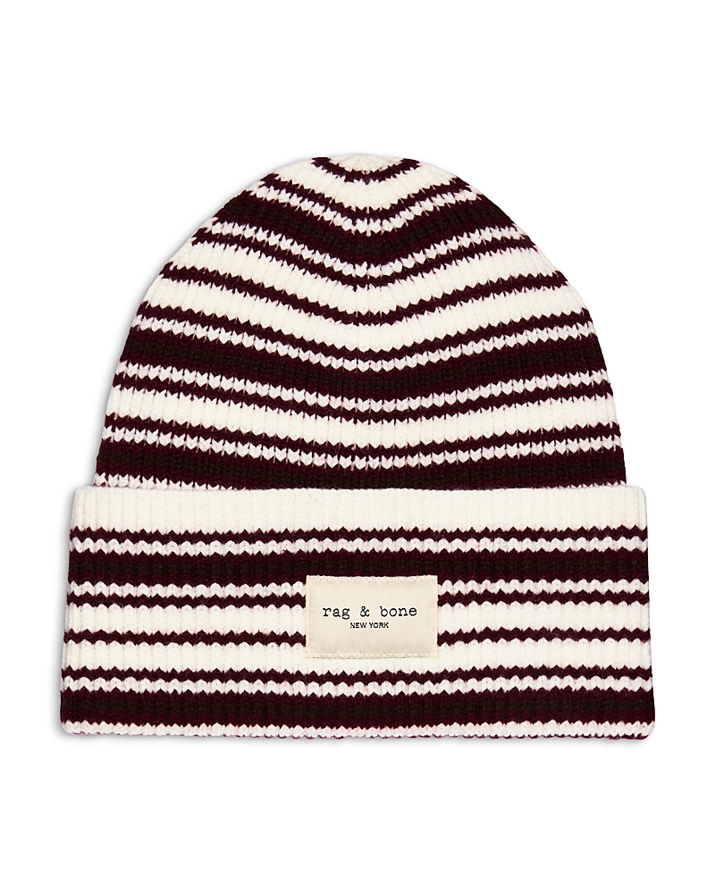 Rag & Bone rag & bone Blake Stripe Knit Beanie