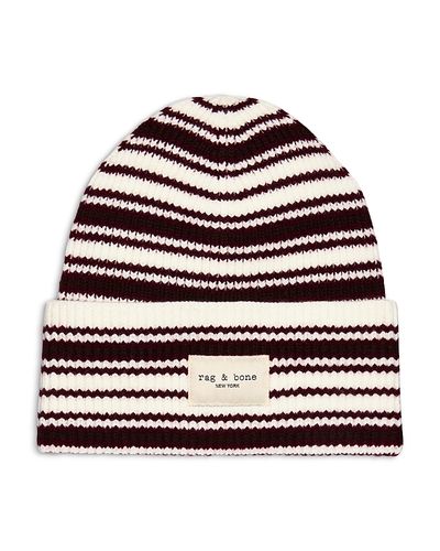 Rag & Bone rag & bone Blake Stripe Knit Beanie