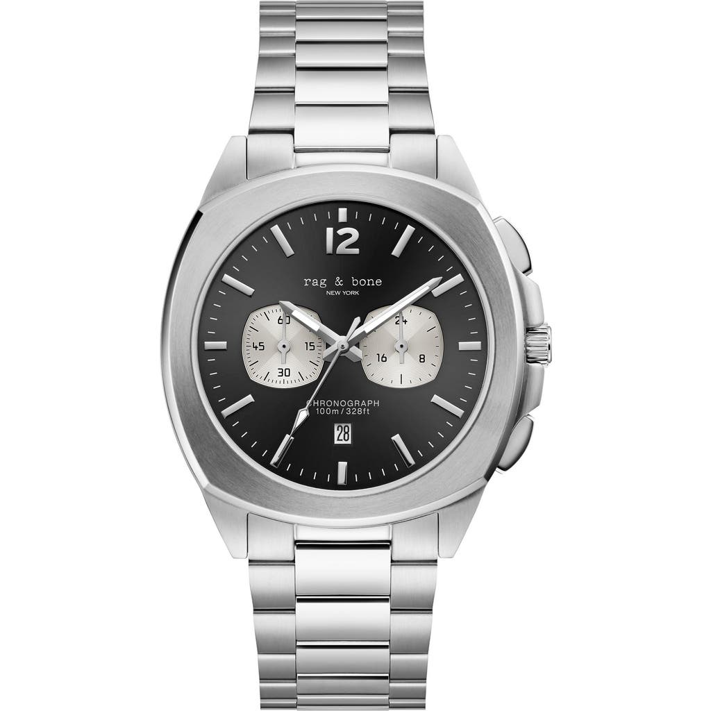 rag & bone rag & bone Bleeker Chronograph Bracelet Watch, 42mm