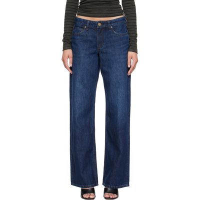 rag & bone rag & bone Blue Cam Relaxed Straight Jeans